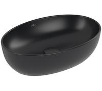 Villeroy & Boch Artis lavabo 48x32.5 cm ovale à poser noir mat 438848R7