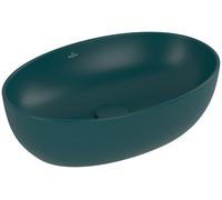 Villeroy & Boch Artis lavabo 48x32.5 cm ovale à poser vert 438848TE
