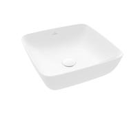 Villeroy & Boch artis Lavabo à poser 41x41x12.5cm carré Ceramic+ Stone white 417841rw