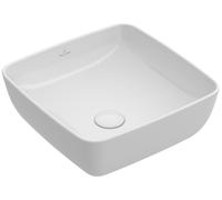 Villeroy & Boch Artis, lavabo à poser, carré, sans trop-plein, 410x410mm, 417841BCS8, Couleur: Vert sauge