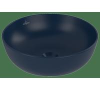 Villeroy & Boch Artis, lavabo à poser, rond, sans trop-plein, 430x430mm, 417943R6, Couleur: Nightfall CeramicPlus