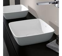 Villeroy & Boch Artis vasque à poser 417841BCT7 41x41cm, sans trou pour robinetterie, sans trop-plein, French Linen