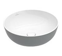 Villeroy & Boch Artis vasque à poser 417943BCT7 Ø 43cm, sans trou pour robinetterie, sans trop-plein, French Linen