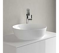 Villeroy & Boch Artis vasque à poser 417943RW Ø 43cm, sans trou pour robinetterie, sans trop-plein, Stone White C-plus