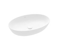 Villeroy & Boch artis Vasque à poser 61x41x12.5cm ovale Ceramic+ Stone white 419861rw
