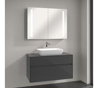 Villeroy & Boch Artis Vasque avec meuble sous-vasque Embrace, avec armoire de toilette My View 14, 41725801+A95600FP+A4221000, My View 14