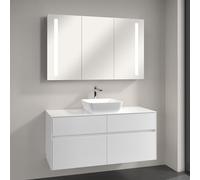 Villeroy & Boch Artis Vasque avec meuble sous-vasque Embrace, avec armoire de toilette My View 14, 417841R1+A95700DH+A4231200, My View 14