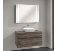 Villeroy & Boch Artis Vasque avec meuble sous-vasque Embrace, avec armoire de toilette My View 14, 417841R1+A95600RK+A4221000, My View 14
