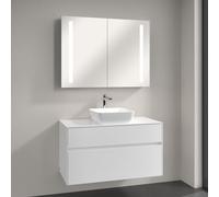 Villeroy & Boch Artis Vasque avec meuble sous-vasque Embrace, avec armoire de toilette My View 14, 417841R1+A95600DH+A4221000, My View 14