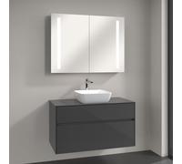 Villeroy & Boch Artis Vasque avec meuble sous-vasque Embrace, avec armoire de toilette My View 14, 417841R1+A95600FP+A4221000, My View 14