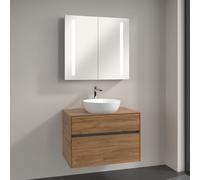 Villeroy & Boch Artis Vasque avec meuble sous-vasque Embrace, avec armoire de toilette My View 14, 417943R1+A95500RH+A4218000, My View 14