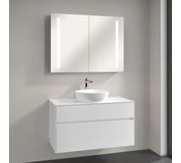 Villeroy & Boch Artis Vasque avec meuble sous-vasque Embrace, avec armoire de toilette My View 14, 417943R1+A95600DH+A4221000, My View 14