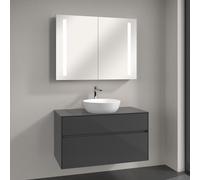 Villeroy & Boch Artis Vasque avec meuble sous-vasque Embrace, avec armoire de toilette My View 14, 417943R1+A95600FP+A4221000, My View 14