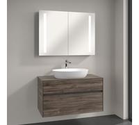 Villeroy & Boch Artis Vasque avec meuble sous-vasque Embrace, avec armoire de toilette My View 14, 419861R1+A95600RK+A4221000, My View 14