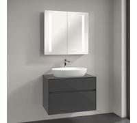 Villeroy & Boch Artis Vasque avec meuble sous-vasque Embrace, avec armoire de toilette My View 14, 419861R1+A95500FP+A4218000, My View 14