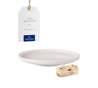 Villeroy & Boch - Assiette à pain Afina en porcelaine premium, petite assiette, Fabriquée en Allemagne, compatible lave-vaisselle et micro-ondes, empilable, blanche