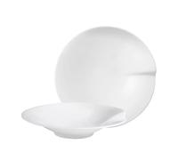 Villeroy & Boch 1041718469 assiette Assiette de dîner Rond Porcelaine Blanc 2 pièce(s)