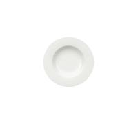 Villeroy & Boch - Assiette à Soupe Royal, Assiette Creuse en Porcelaine Bone Premium Brillante, Blanche, Compatible Lave-Vaisselle, 24 cm