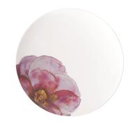 Villeroy & Boch - Rose Garden assiette plate coupe, 28,5 x 28,5 x 3,5 cm, porcelaine Premium, blanc/rose
