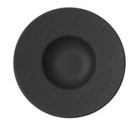 Villeroy & Boch Assiette creuse Manufacture Rock Ø28 cm noir