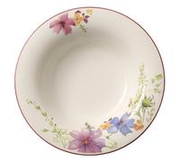 Villeroy & Boch - Assiette à Soupe Mariefleur Basic, Assiette Creuse au Décor Floral en Porcelaine Premium, Compatible Lave-Vaisselle, 23 cm