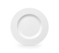 Villeroy & Boch - Assiette Royal, Assiette Ronde en Porcelaine Bone Premium de Grande Qualité, Blanche, Compatible Lave-Vaisselle, 27 cm