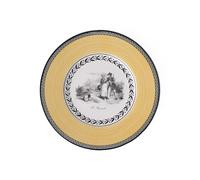 Villeroy & Boch Audun Chasse Assiette à pain, 16 cm, Porcelaine Premium, Blanc/Gris/Jaune