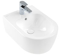 Villeroy & Boch Avento bidet 01, 370x530mm, 1 trou pour robinet, avec trop-plein, 54050001, Couleur: Blanc