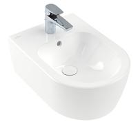 Villeroy & Boch Avento bidet suspendu mural 1 trou de robinet avec trop-plein avec fixation dissimulée CeramicPlus blanc 540500r1