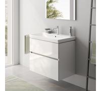 Villeroy & Boch Avento Lavabo avec meuble bas evineo ineo5 evo l: 78 cm, 2 tiroirs, avec poignée encastrée,, 415680R1+BE0724WH,