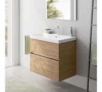 Villeroy & Boch Avento Lavabo avec meuble bas evineo ineo5 evo l: 78 cm, 2 tiroirs, avec poignée encastrée,, 415680RW+BE0724OA,