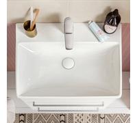 Villeroy & Boch Lavabo Avento 415865R1 650 x 470 mm Blanc CeramicPlus Angulaire
