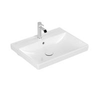 Villeroy & Boch Avento lavabo pour meuble - 60x47cm - 1 trou de robinet avec trop-plein blanc 41586001
