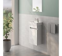 Villeroy & Boch Avento Lave-mains avec meuble bas evineo ineo5 evo l: 33 cm, 1 porte, avec poignée encastrée,, 43003L01+BE0721WM,