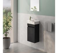 Villeroy & Boch Avento Lave-mains avec meuble bas evineo ineo5 evo l: 33 cm, 1 porte, avec poignée encastrée,, 43003RRW+BE0721BM,