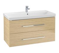 Villeroy & Boch Avento Meuble sous-lavabo 97.6x51.4cm 2 tiroirs Nordic oak a89200vj