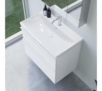 Villeroy & Boch Avento Vasque, meuble sous-vasque ineo4 d’evineo l : 80 cm, 2 tiroirs, avec poignée,, 41568001+BE0809WM,