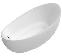 Villeroy & Boch Aveo New Generation baignoire en pose libre, ovale, prémontée Multiplex Trio, 1900x950x830mm, UBQ194AVE9T1V-RW, Couleur: Blanc de pierre