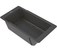 Villeroy & Boch Bac à suspendre Accessoires de cuisine, garniture d'évier extensible en plastique, organiseur de cuisine à suspendre dans l'évier, carré, anthracite