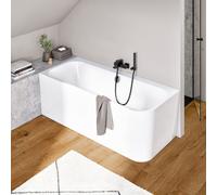Villeroy & Boch Baignoire murale Architectura pour installation en angle à gauche - 1800 x 800 mm