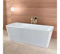 Villeroy & Boch Baignoire Squaro Edge UBQ180SQE7PD UBQ180SQE7PDV01 1800x800x450 mm blanc En ilôt