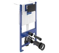 Villeroy & Boch Bâti-support sol-mur 921228AN avec plaque de déclenchement 3/6 L Noir mat