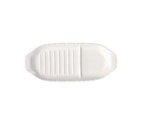 Villeroy & Boch BBQ Passion Plat de service XL avec supports pour brochettes, Porcelaine Premium, Blanc