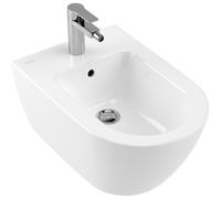 Villeroy & Boch Bidet Subway 2.0 375x565mm, 1 trou pour robinet, avec trop plein, 540000R1, Couleur: Céramique blanche plus