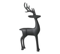 Villeroy & Boch - Black Xmas cerf Petit, 17,5 x 6 x 36 cm, décoration de Noël en métal, Noir