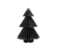 Villeroy & Boch - Black Xmas Sapin en Papier, 17 x 25 cm, décoration de Noël en Papier avec Un Aimant pour la Fermeture, Noir