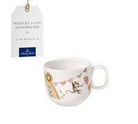 Villeroy & Boch - Boho kids Roar like a lion Petite tasse pour enfants avec anse, Tasse en porcelaine, Vaisselle pour enfants, Lavable au lave-vaisselle, Compatible micro-ondes, Multicolore