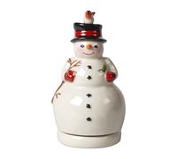Villeroy & Boch Boîte à musique bonhomme de neige Nostalgic Melody Blanc