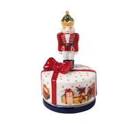 Villeroy & Boch Boîte à musique Nostalgic Melody casse-noisette Blanc-rouge