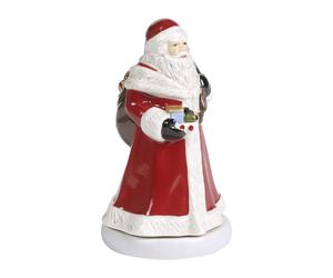Villeroy & Boch Boîte à musique Nostalgic Melody Père Noël Rouge-blanc